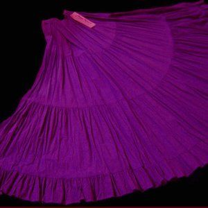 ANNA KONYA VIOLET MAGENTA GYPSY CIRCLE SKIRT